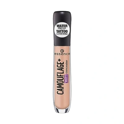 Bild av essence Cosmetics CAMOUFLAGE+ matt concealer, täckpenna, vattentät, täcker tatueringar, nr 40 medium bleknan, nude, matt, vegansk, oljefri, vattentät (5 ml)