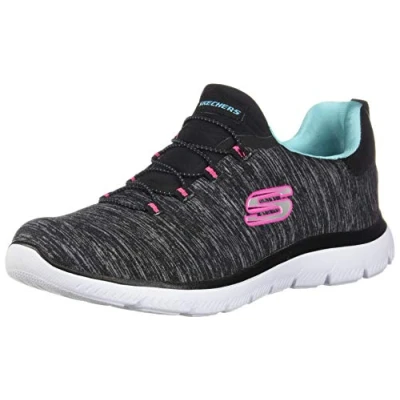 Bild av Skechers Summits quick getaway dam Sneaker ,Svart ljusblå ,38 EU