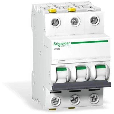 Bild av Schneider Electric A9F04316 säkerhetsbrytare iC60N, 3P, 16A, C egenskaper