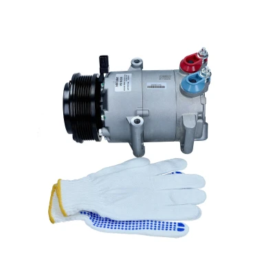 Bild av MAXGEAR AC330033 Kompressor VS16 12V PAG 46 R134a med kompressorolja, packbox FORD: FOCUS 3, S Max Mk1, MONDEO 4 Turnier