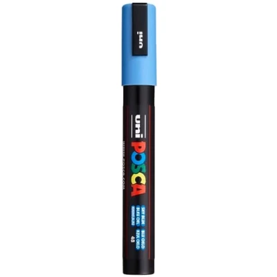 Bild av uni Ball POSCA medium kulspetspenna himmelsblå