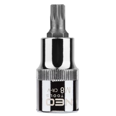 Bild av NEO TOOLS 08 732 Clé à douille 1/2 M8 Acier chrome vanadium, d&#039;outil Spline