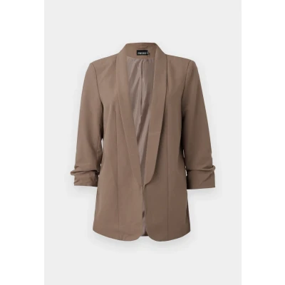 Bild av Pieces Pcbosella 3/4 Blazer, Storlek: XS, Fossil