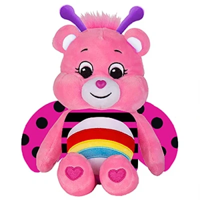 Bild av Care Bears Lady Bug Bear 22 cm Bean Plush Samlarobjekt söt plyschleksak, gosiga leksaker för barn, mjuka flickor och pojkar, söta teddies lämpliga pojkar i åldrarna 4+