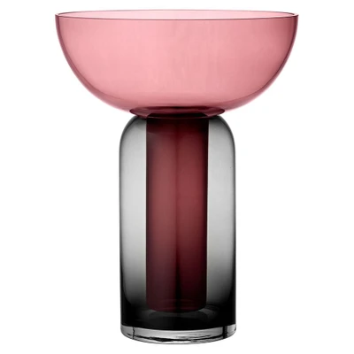 Bild av AYTM Vas Torus, rosa, Ø 25 cm, höjd 33 glas