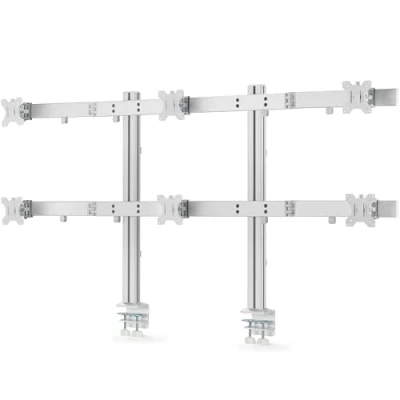 Bild av StarTech.com Six Monitor Desk Mount w/ Crossbar Up To 32&quot; Screens/17.6lb mounting kit for 6 LCD displays column dual white