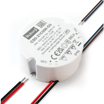 Bild av illuburg LED transformator dimbar Triac 500 mA konstant ström 11 W 20 strömförsörjning driver