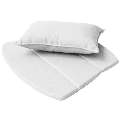 Bild av Cane line Breeze Lounge Chair Cushion Kuddar för utomhusbruk White Natté B: 63 x D: 50 H: 2 cm