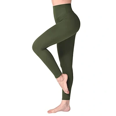 Bild av SINOPHANT Hög midja Leggings för kvinnor, Smörig Mjuk Elastisk Ogenomskinlig Tummy Control Leggings, Plus Size Workout Gym Yoga Stretchiga Byxor