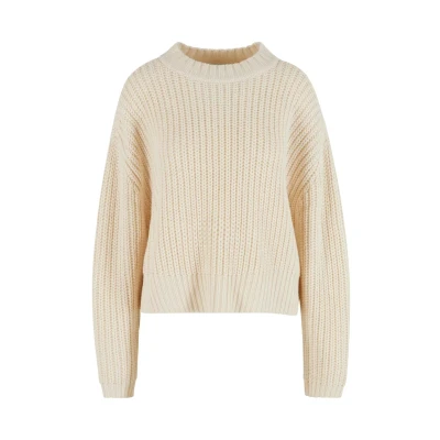 Bild av Urban Classics WIDE Basic Stickad tröja, Storlek: Large, Whitesand