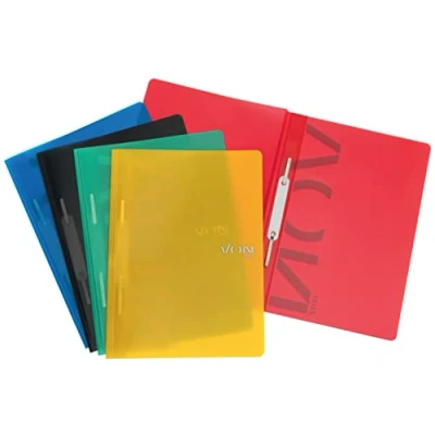 Bild av VON Leitz 5 pack A4 A4, PP plast, för 100 ark, flexibel softcover mapp, skola och hushåll, flerfärgad, 46791099