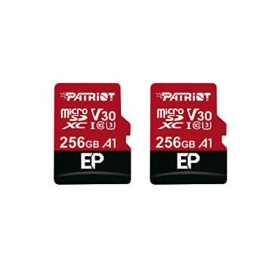 Bild av Patriot Memory 256GB A1 / V30 Minneskort för Android telefoner och surfplattor, 4K videoinspelning Paket med 2