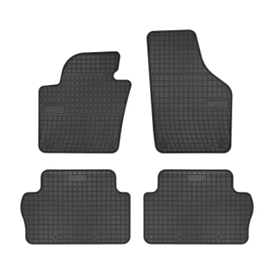 Bild av FROGUM 0405 Ensemble de tapis sol Caoutchouc avant et arrière 4 noir Sur mesure VOLKSWAGEN: Sharan II
