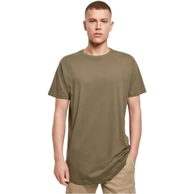 Bild av Build Your Brand herr T tröja Shaped Long Tee, OLIV, M