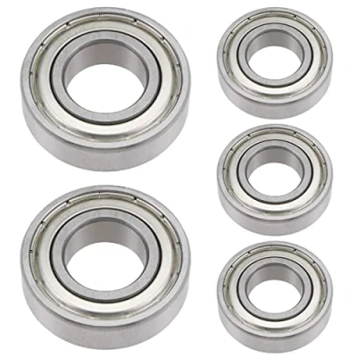 Bild av 5 stycken 6004 ZZ kullager, 20 mm x 42 12 mm, dubbelskyddade spårkullager för gör det själv, svarv, motorer, 3D skrivare, fräsmaskiner, olika mekaniska apparater och mer