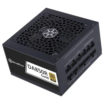 Bild av SilverStone Decathlon Series DA850R Strömförsörjning 850 Watt 120 mm ATX 80 Plus Gold certificate
