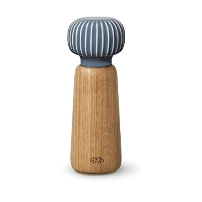 Bild av Kähler Mill H18 cm Hammershøi praktisk kryddkvarn i dansk design, antracitgrå