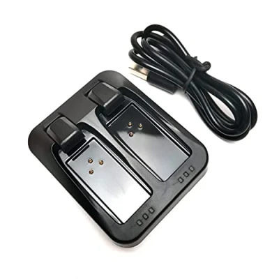 Bild av Laddare med dubbla portar för SRAM AXS/eTap Red Force Rival GX Eagle batteri, båda batterierna kan laddas snabbt samtidigt, enheten levererades USB C.