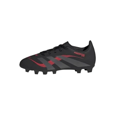 Bild av adidas Unisex Barn PREDATOR Club Firm Ground/Multi Ground Football boots Kids, Core Black/Grey Four/Lucid Red, 38 EU