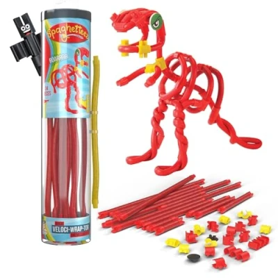 Bild av Clics Spaghetteez Velociraptor Flexible Building Rods 34pcs.