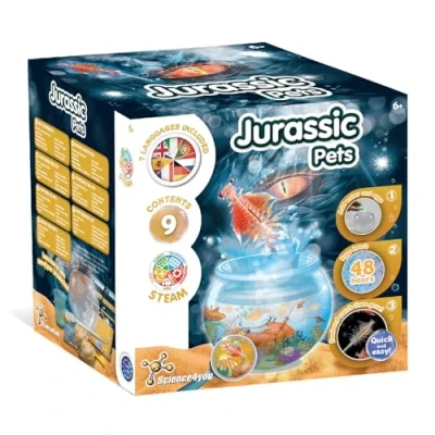 Bild av Science4you Jurassiska husdjur urtidskräftor, uppfödningsset för barn med Artemia saltkräftor (familjen of Triops) Aqua varelser, leksaker, spel, presenter till pojkar och flickor från 5+ år