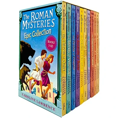 Bild av The Roman Mysteries Epic 10 Books Collection Box Set (Books 1 10) by Caroline Lawrence