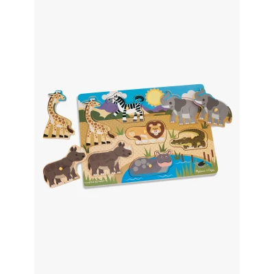 Bild av Melissa &amp; Doug Knoppussel Safari 7 bitar