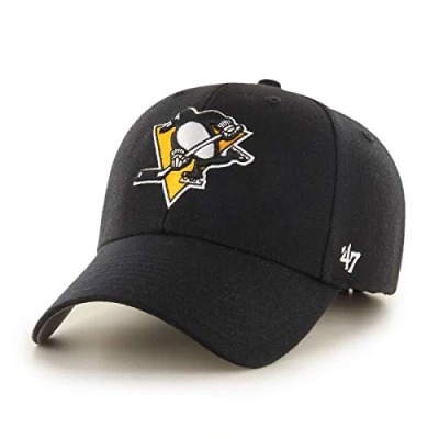 Bild av 47 Brand NHL Svart Adjustable Keps Pittsburgh Penguins Mvp Black @ Hatstore