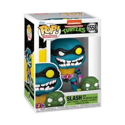 Bild av Funko! POP Vinyl TMNT S4 Slash &amp; Pre mutated Figur