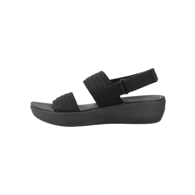 Bild av Clarks ARLA Stroll 36 Platåsandaletter, Storlek: 40, Black Textil