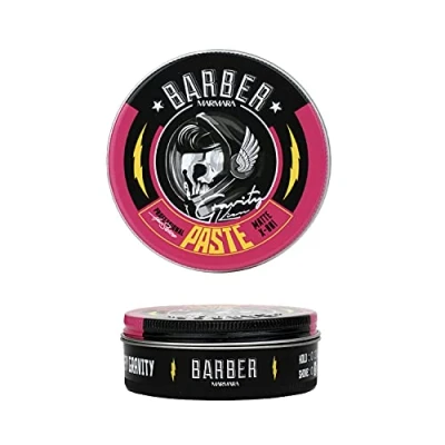 Bild av barber marmara Paste Matte Hair Wax 100 ml hårvax män medelhögt grepp matt vax definierande pasta modelleringsvax hårpasta Barbershop Styling
