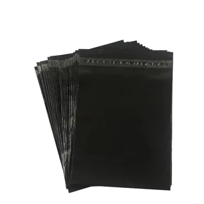 Bild av Huruirui Plastkuvert frakt/förpackning vintage paket/påse skicka paket 40 cm x 50 nya material ogenomskinligt manipuleringsbeständigt och vattentåligt svart 20 st