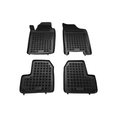 Bild av REZAW PLAST 201305 Ensemble de tapis sol Caoutchouc avant et arrière 4 noir Sur mesure PEUGEOT: 206 3/5 portes, 206+ SW