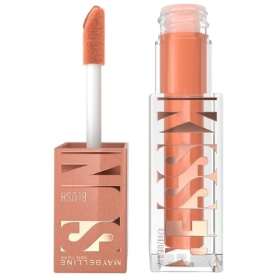Bild av Maybelline New York Multi Purpose Illuminator Liquid Blush Blush, Highlighter och Bronzer Good Mine Hacked Shy Glowy Makeup SUNKISSER nyans: Downtown Rush 4,7 ml
