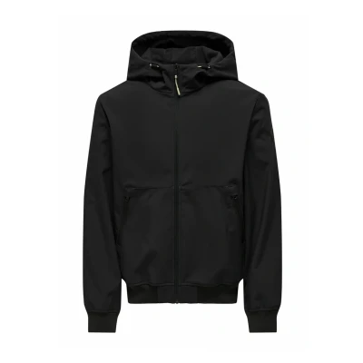 Bild av ONLY &amp; SONS Onsbowie Softshell Bomber OTW Softshelljacka, svart, S