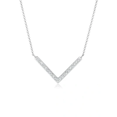 Bild av Elli Sparkling Basic MIT Kristallen VON Swarovski Halsband, Storlek: 45, Weiß