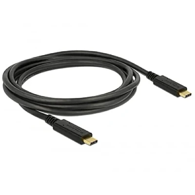 Bild av Delock kabel USB 3.1 Gen1 C &gt; E märkare 3 A 2,0 m svart