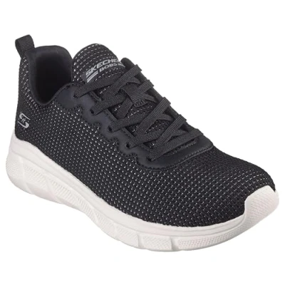 Bild av Skechers dammodell Bobs B Flex Visionary Essence sneakers., Svart vit, 38.5 EU