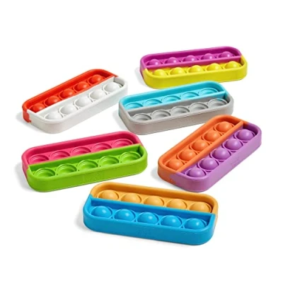 Bild av Sensorisk pop it leksak med tioruta från Learning Resources, för matte, leksak, leksaker finmotorik, att räkna, tysta fidget klassrummet (set 6)