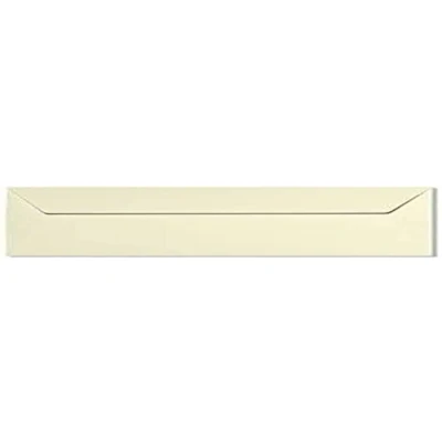 Bild av Clairefontaine 5446C förpackning med 20 självhäftande kuvert C6 format 11,4 x 16,2 cm 120 g/m² elfenbensfärger inbjudan händelser och matchning pollensortiment premium slätt papper