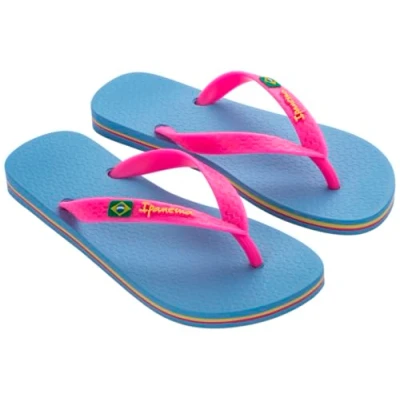 Bild av Ipanema Brasil Fem flip flops för kvinnor, Bb582 Blå Rosa, 39.5 EU
