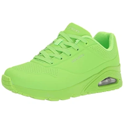 Bild av Skechers Uno nattskärmar dam Sneaker ,Grön ,37 EU Bred