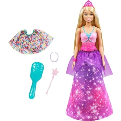 Bild av Barbie GTF92 Dreamtopia 2 i 1 Prinsessa som Förvandlas till Sjöjungfru, För Barn mellan 3 7 år