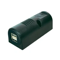 Bild av Socket Structure ProCar Aufbausteckdose Power USB Doppelsteckd 12 V till 5 V, 24 A Kabel strippad