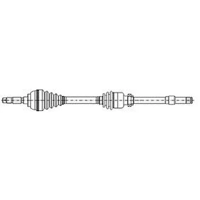Bild av METELLI 17 0218 Arbre de transmission 865 84 CITROËN: Xsara Picasso, Berlingo / First I, I Van