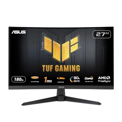 Bild av ASUS TUF Gaming VG27VQ3B 27&quot; widescreen VA svart multimedia böjd skärm (1920 x 1080/1ms/HDMI/DisplayPort)