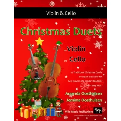 Bild av Christmas Duets for Violin and Cello: 22 Traditional Carols arranged especially two equal players. All in easy keys.