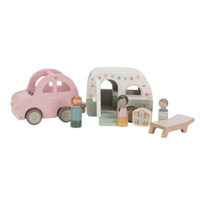 Bild av Little Dutch Toy Car with Caravan