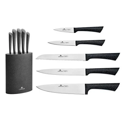 Bild av Gerlach GERLACH. KNIFE KIT IN BLOCK 5 pcs. GRANITEX GERNK340M