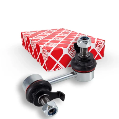 Bild av FEBI BILSTEIN 42959 Biellette de barre stabilisatrice Essieu arrière droit 75 M10 x 1,25 avec écrou autobloquant Acier argent TOYOTA: Supra IV